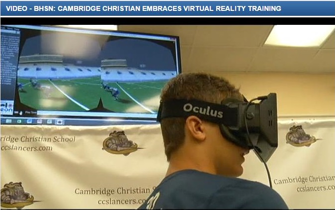 Cambridge Christian is taking football to the virtual level